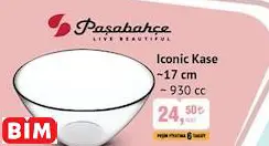 PAŞABAHÇE ICONİC KASE ~17 CM ~ 930 CC